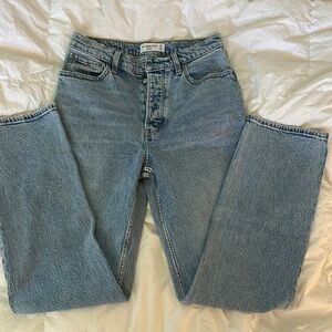 Abercrombie & Fitch High Rise Women Jeans - Light Blue